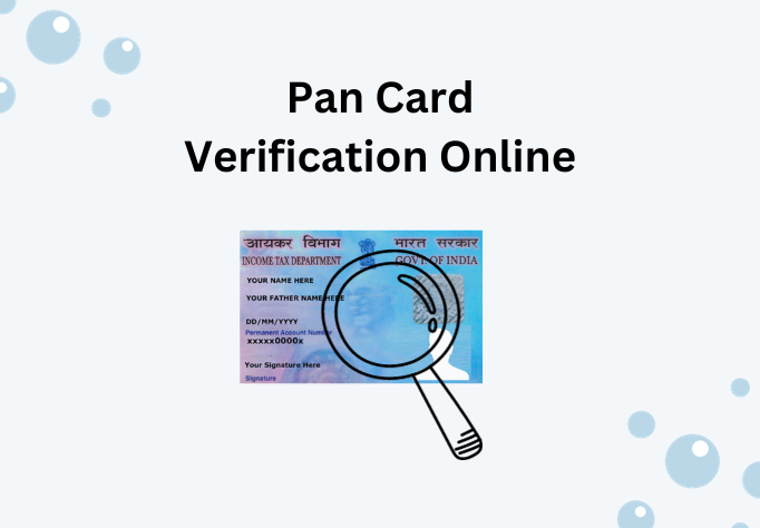 PAN Card Verification Online