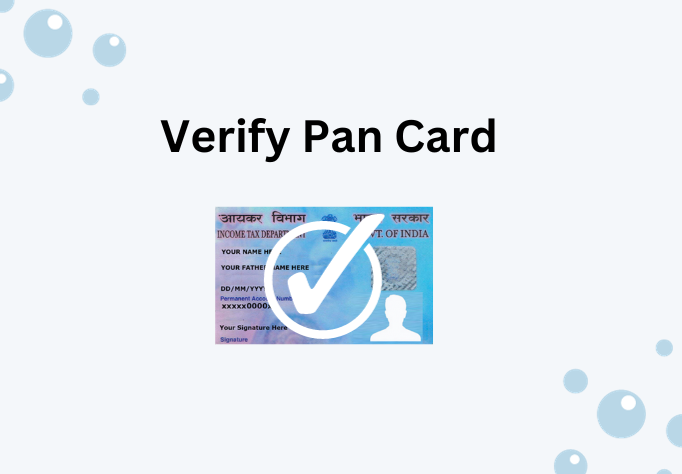 PAN Card Verification Online