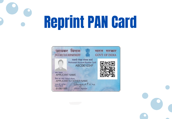 Reprint PAN Card